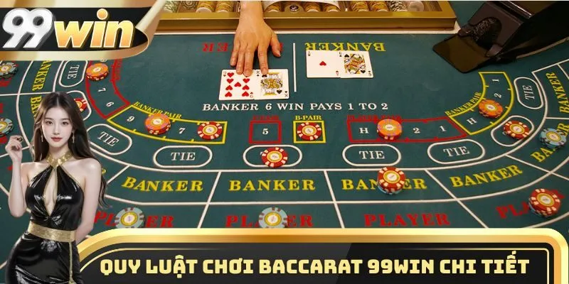 Quy luật chơi Baccarat 99WIN một ván bài hoàn chỉnh