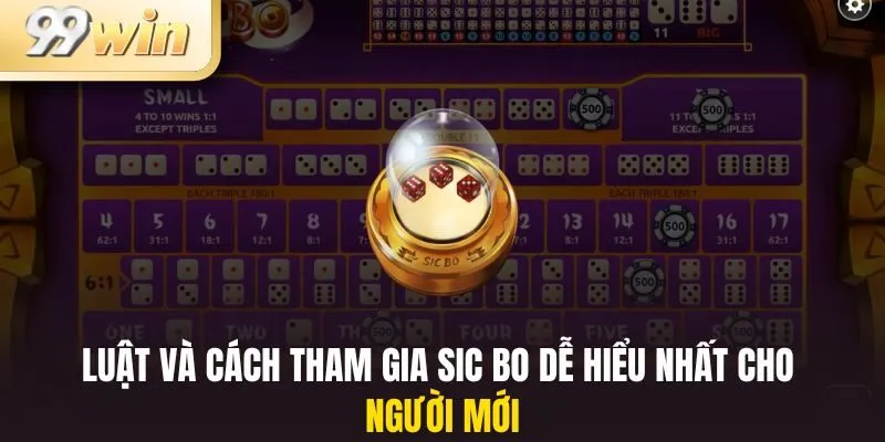 Luật và cách tham gia Sic bo dễ hiểu nhất cho người mới